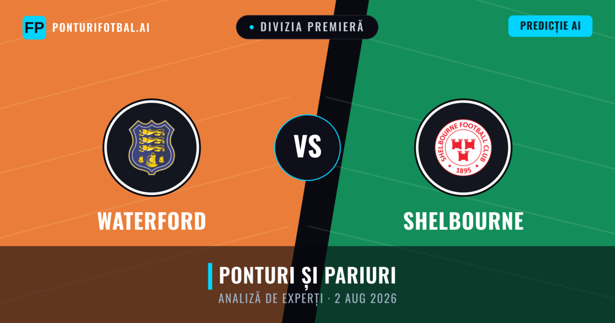 Waterford vs Shelbourne — pronostic și avancronică meci