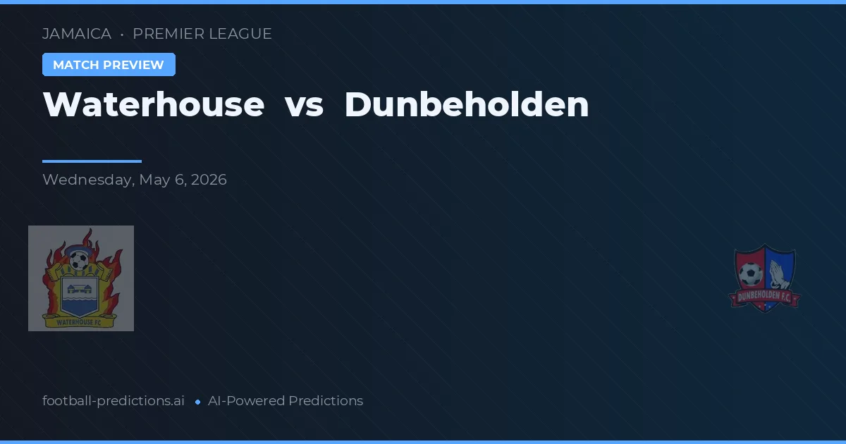 Waterhouse vs Dunbeholden — pronostic și avancronică meci