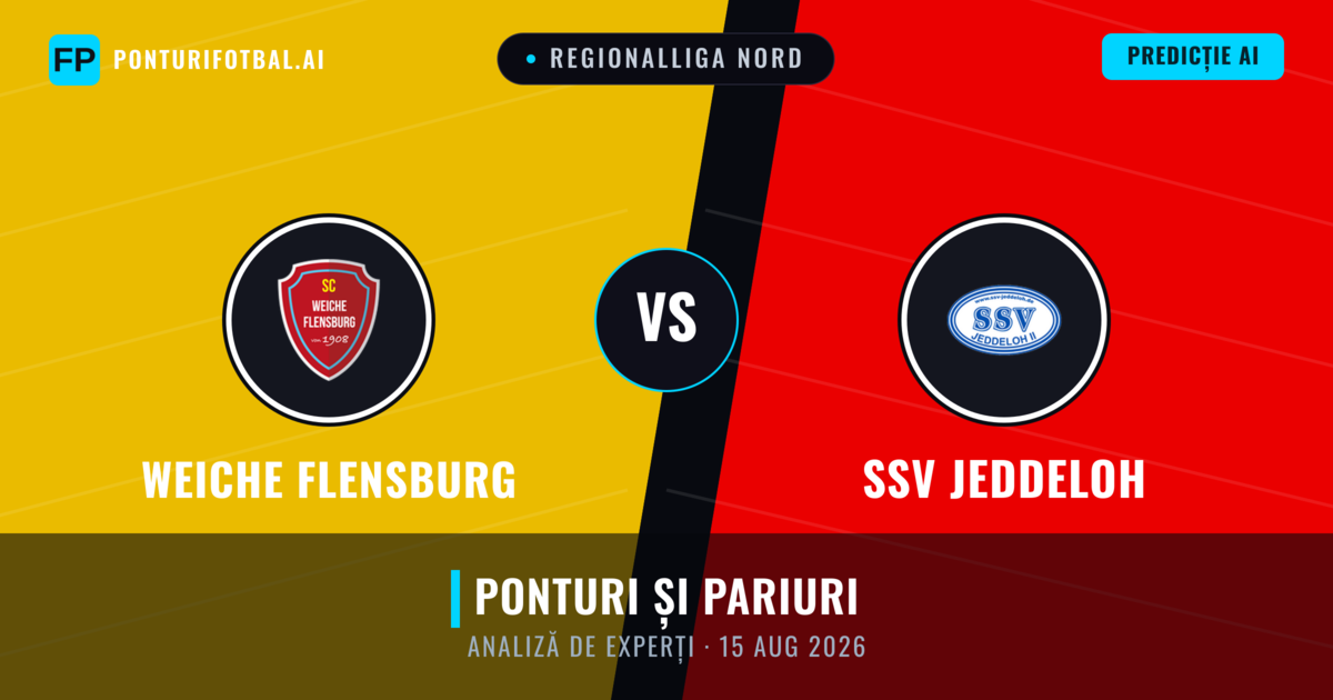 Weiche Flensburg vs SSV Jeddeloh — pronostic și avancronică meci