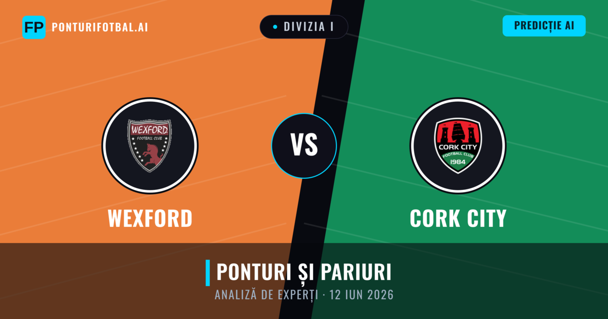 Wexford vs Cork City — pronostic și avancronică meci