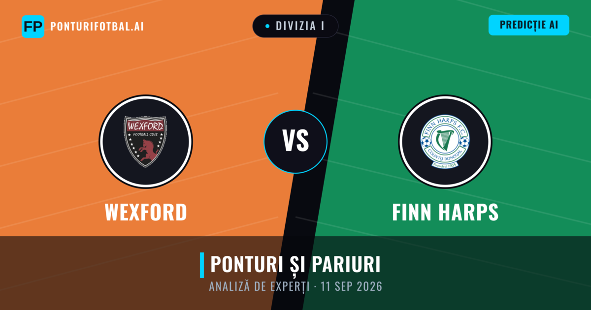 Wexford vs Finn Harps — pronostic și avancronică meci