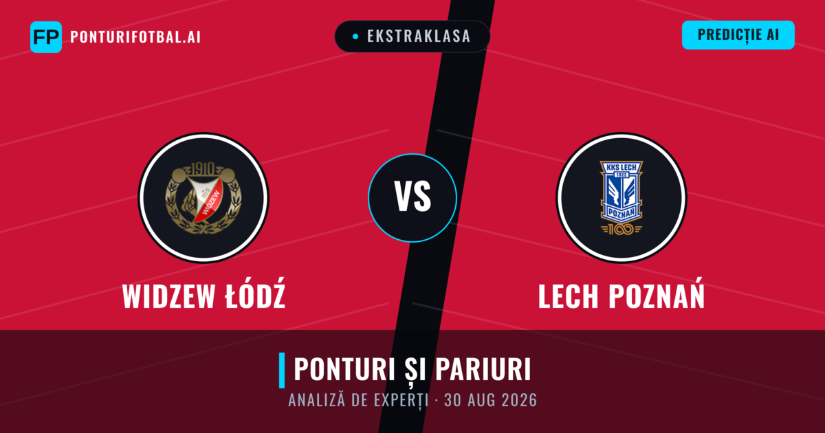 Widzew Łódź vs Lech Poznań — pronostic și avancronică meci