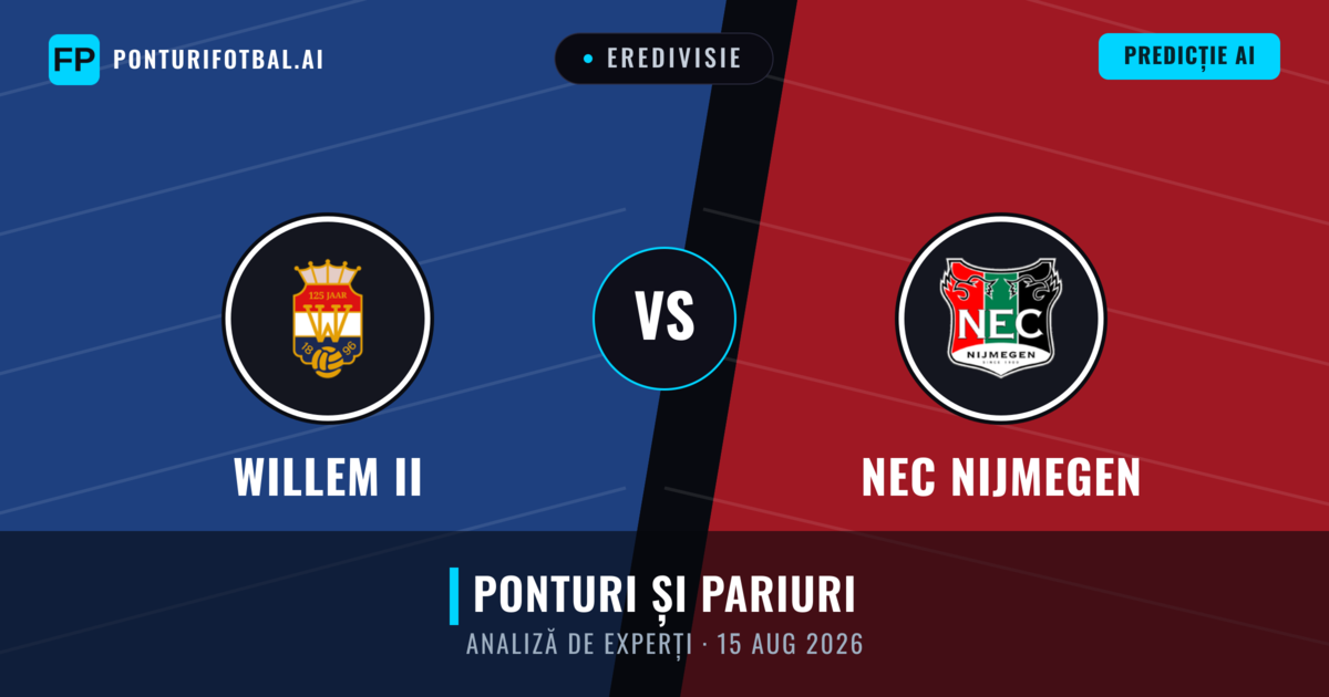 Willem II vs NEC Nijmegen — pronostic și avancronică meci
