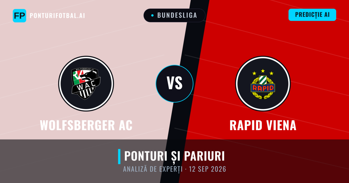 Wolfsberger AC vs Rapid Viena — pronostic și avancronică meci
