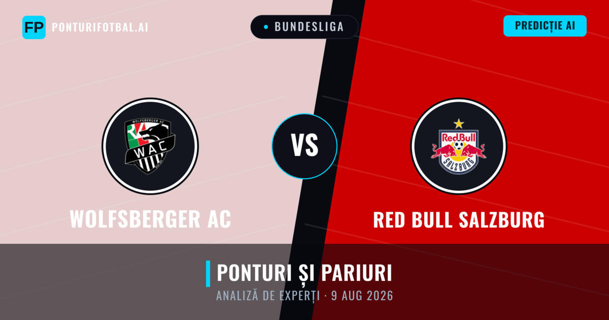 Wolfsberger AC vs Red Bull Salzburg — pronostic și avancronică meci