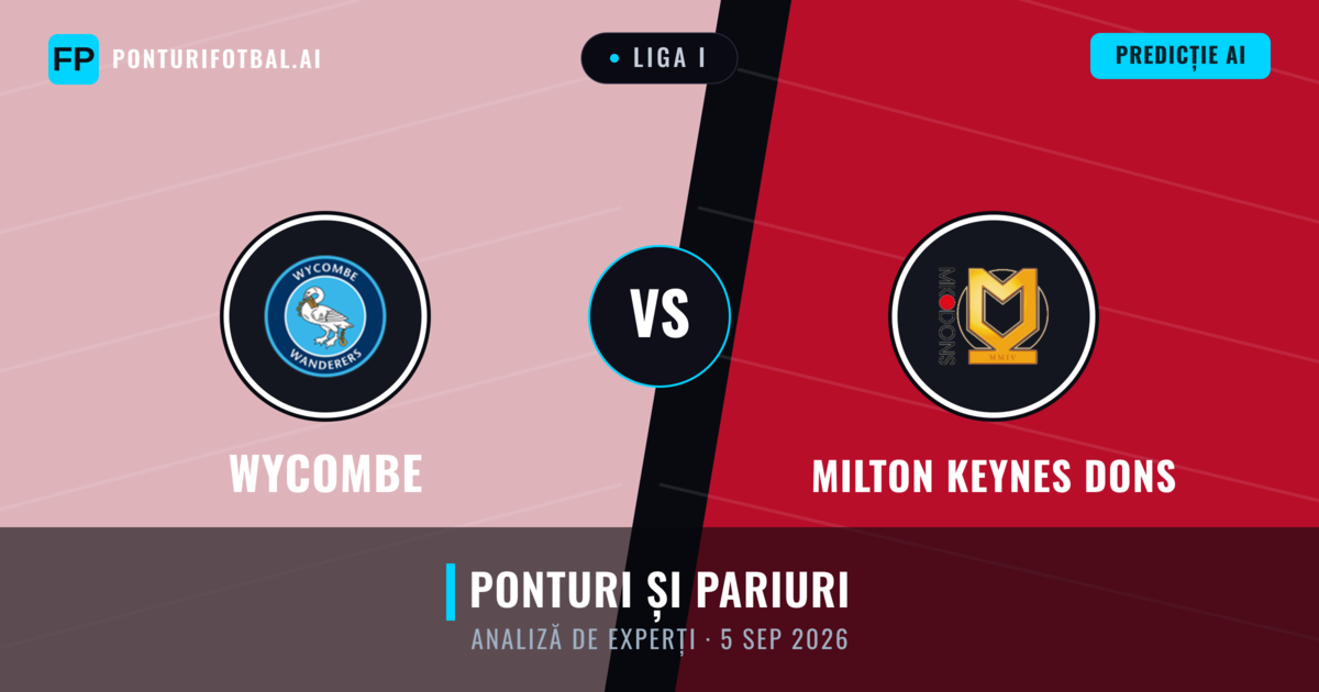 Wycombe vs Milton Keynes Dons — pronostic și avancronică meci