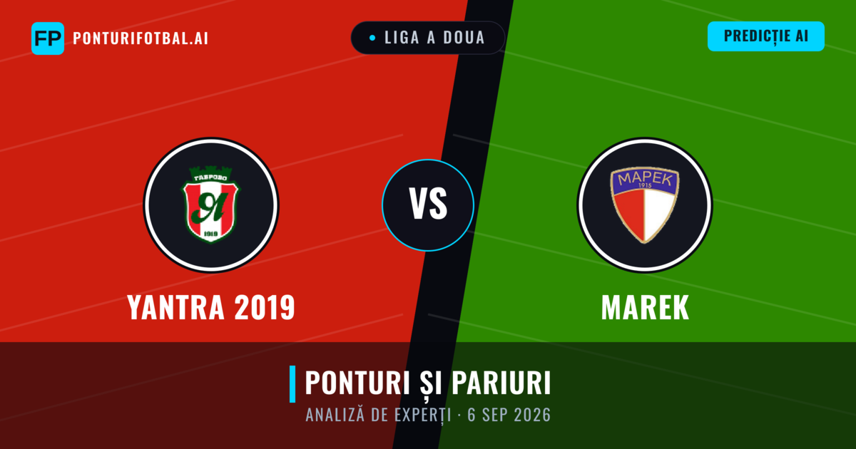Yantra 2019 vs Marek — pronostic și avancronică meci
