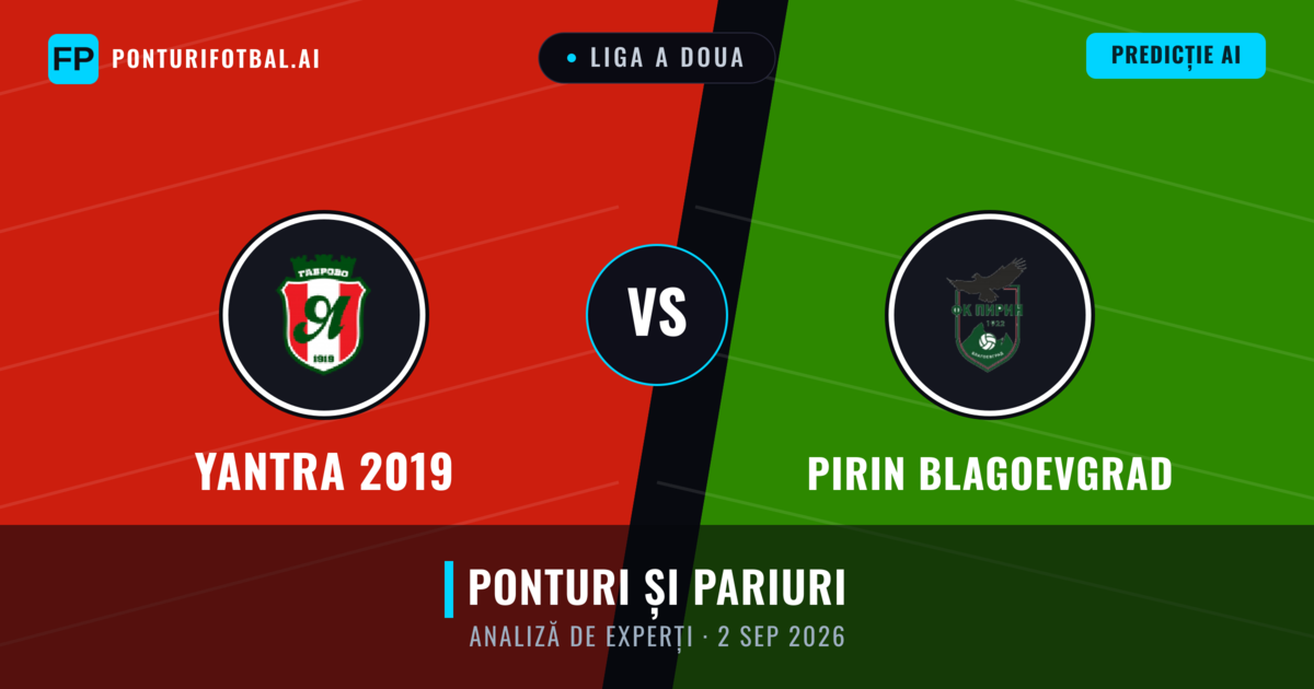 Yantra 2019 vs Pirin Blagoevgrad — pronostic și avancronică meci
