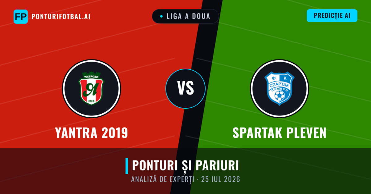 Yantra 2019 vs Spartak Pleven — pronostic și avancronică meci