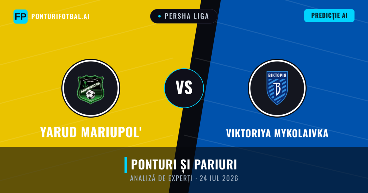 Yarud Mariupol' vs Viktoriya Mykolaivka — pronostic și avancronică meci