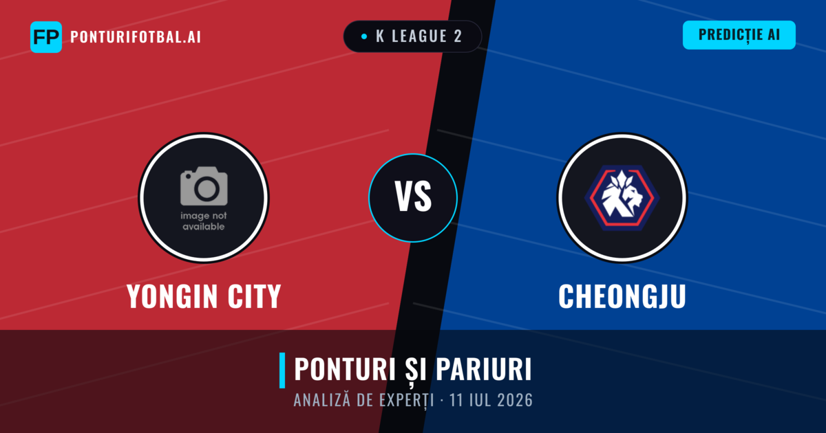Yongin City vs Cheongju — pronostic și avancronică meci