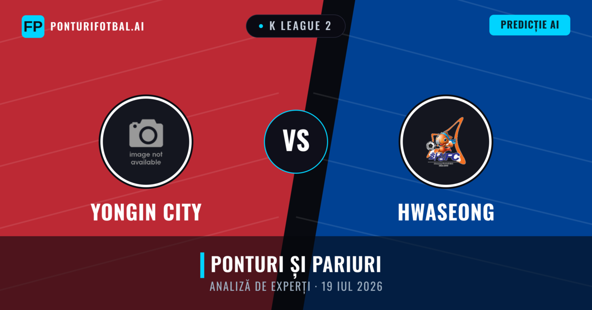 Yongin City vs Hwaseong — pronostic și avancronică meci