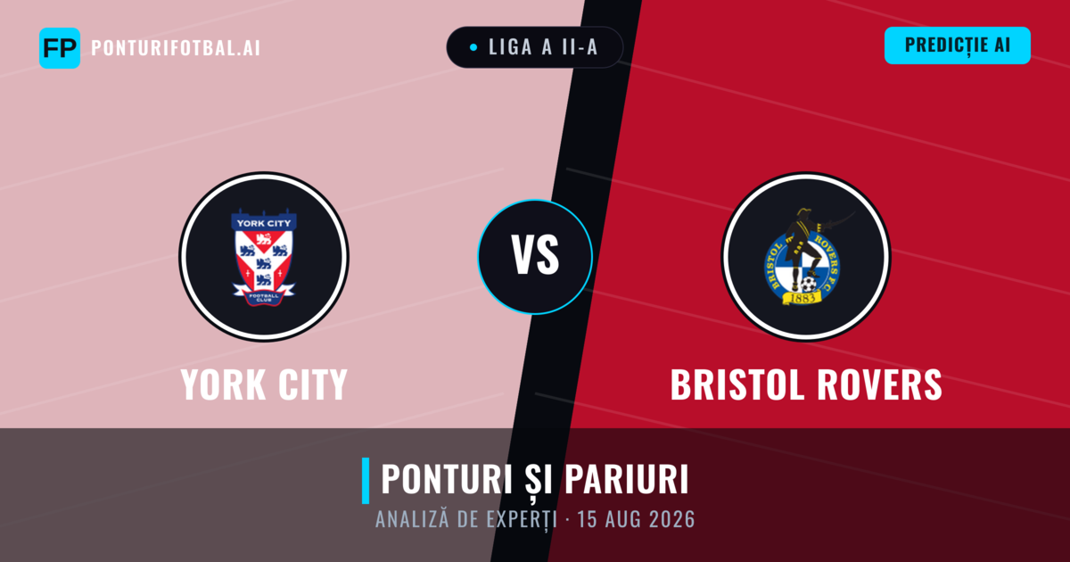 York City vs Bristol Rovers — pronostic și avancronică meci
