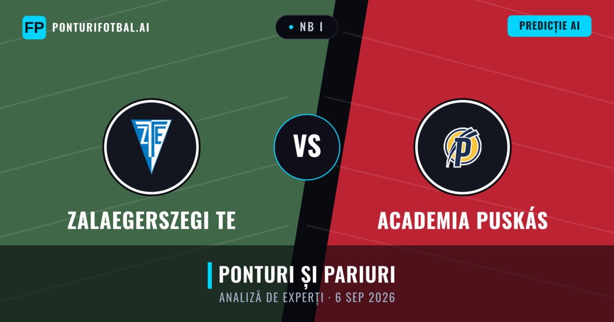 Zalaegerszegi TE vs Academia Puskás — pronostic și avancronică meci
