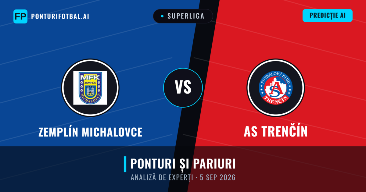 Zemplín Michalovce vs AS Trenčín — pronostic și avancronică meci