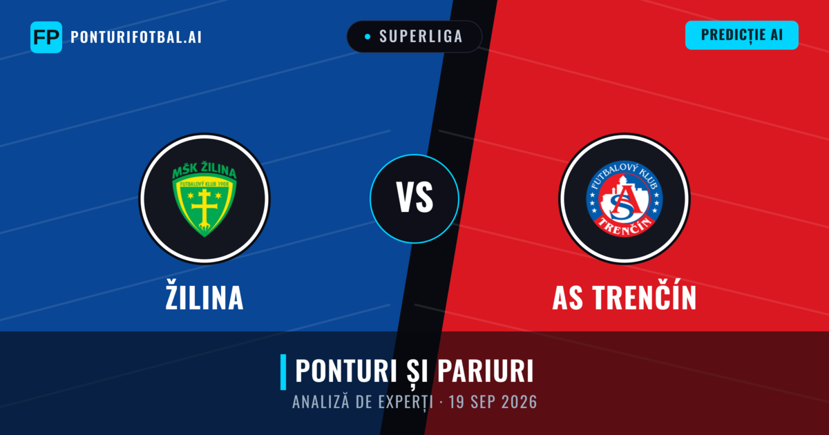 Žilina vs AS Trenčín — pronostic și avancronică meci