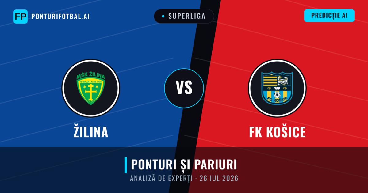Žilina vs FK Košice — pronostic și avancronică meci