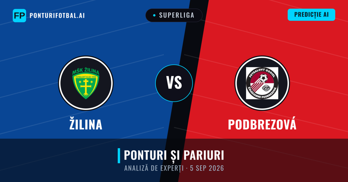Žilina vs Podbrezová — pronostic și avancronică meci