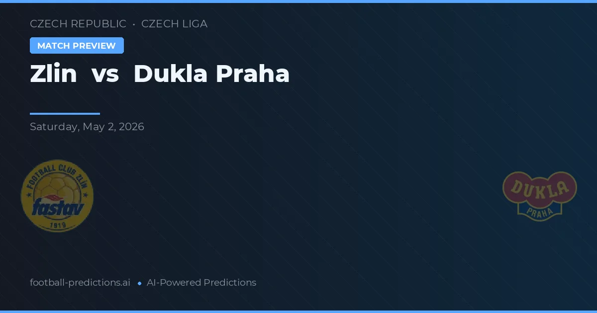 Zlín vs Dukla Praha — pronostic și avancronică meci