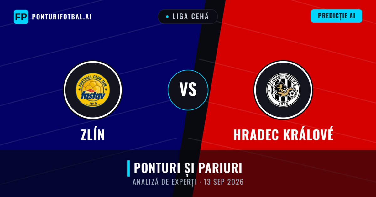 Zlín vs Hradec Králové — pronostic și avancronică meci