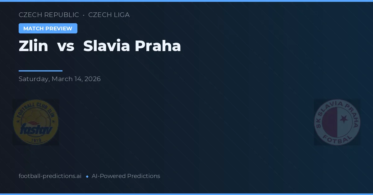 Zlín vs Slavia Praga — pronostic și avancronică meci