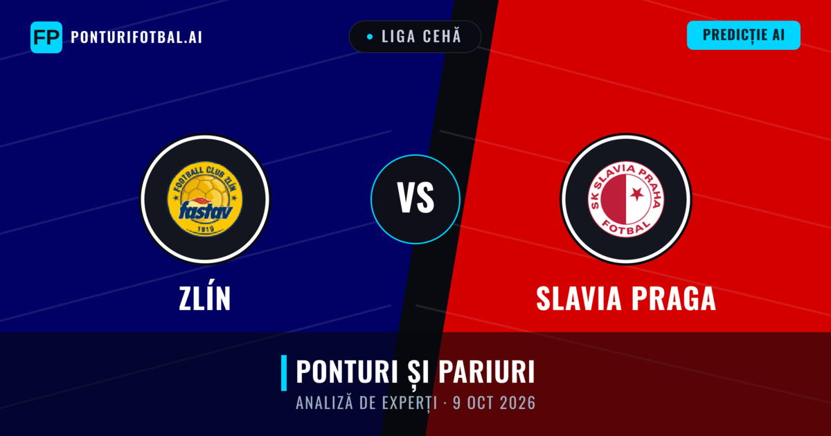 Zlín vs Slavia Praga — pronostic și avancronică meci