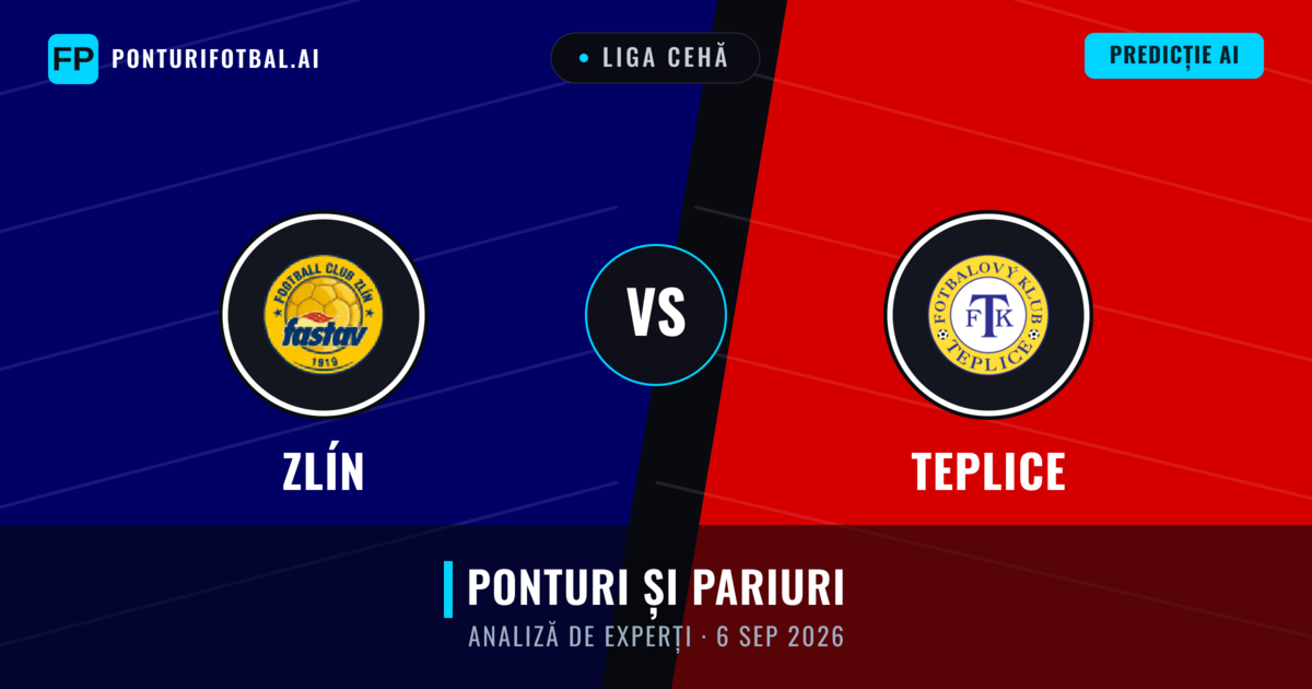 Zlín vs Teplice — pronostic și avancronică meci
