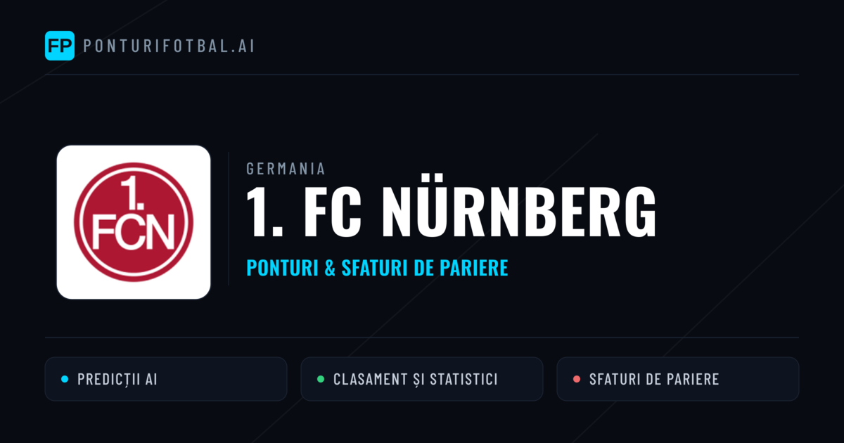 1. FC Nürnberg Ponturi și statistici