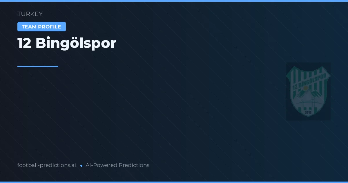 Bingölspor Ponturi și statistici