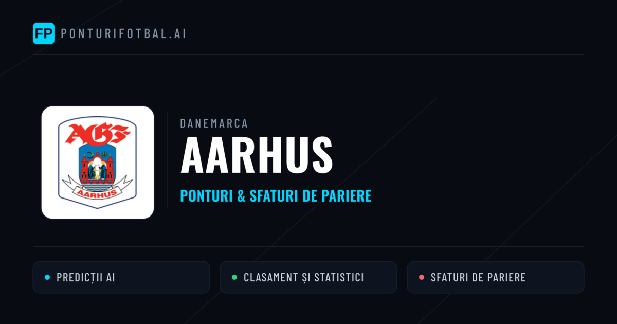 Aarhus Ponturi și statistici