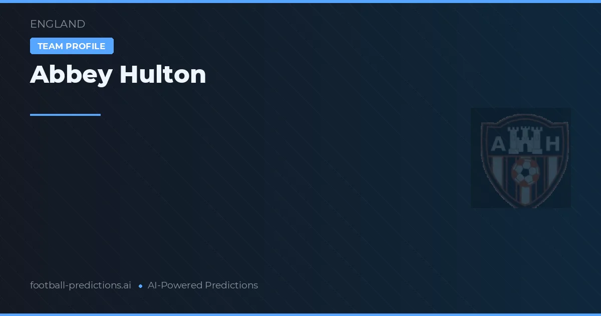 Abbey Hulton Ponturi și statistici