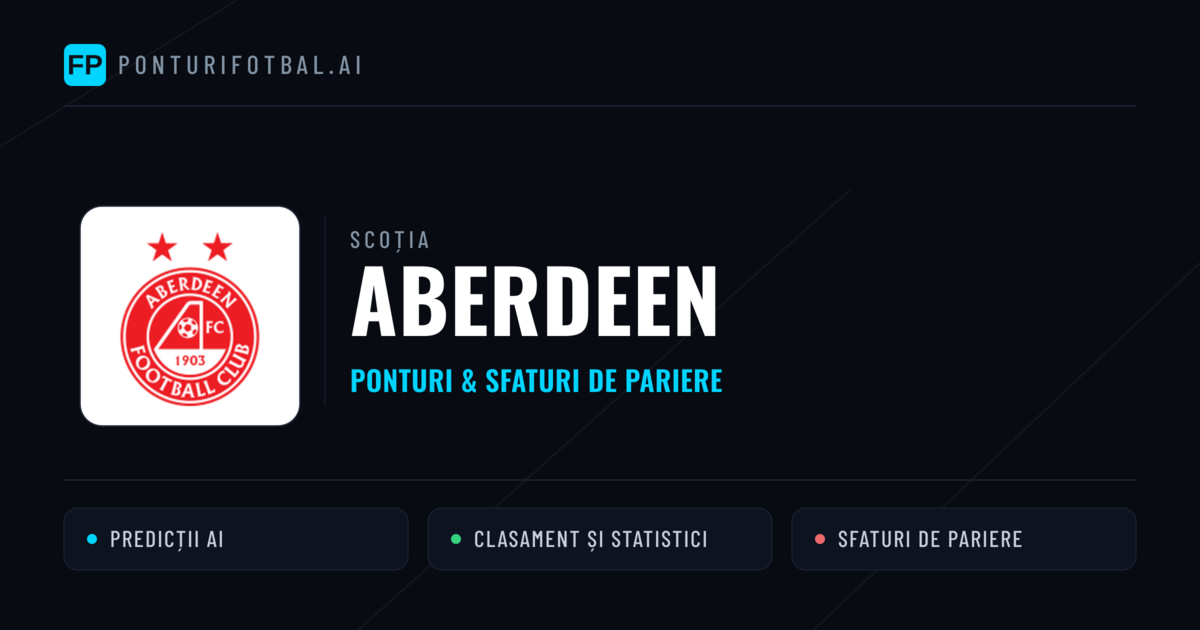 Aberdeen Ponturi și statistici