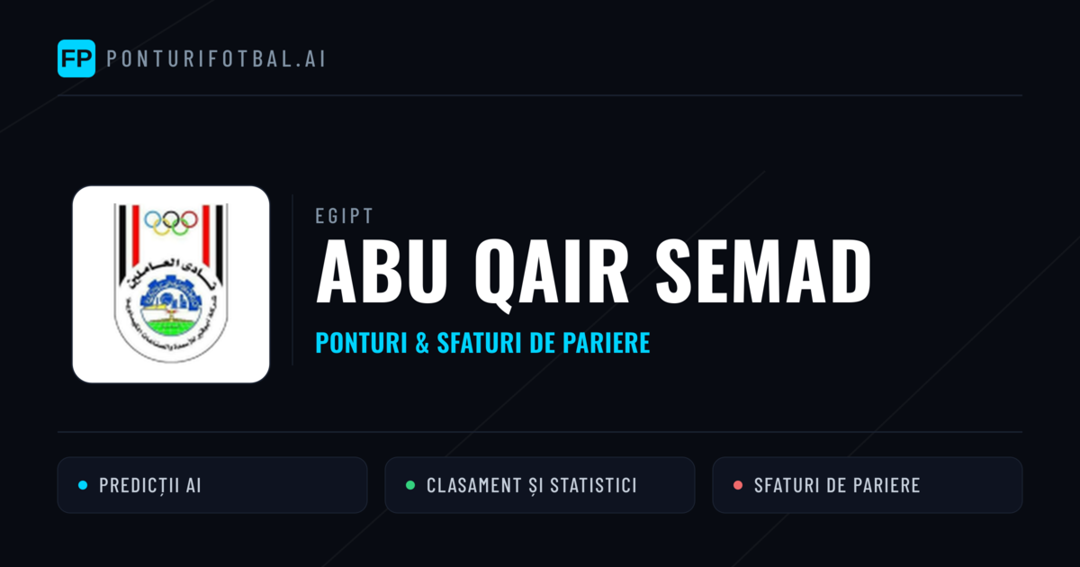 Abu Qair Semad Ponturi și statistici