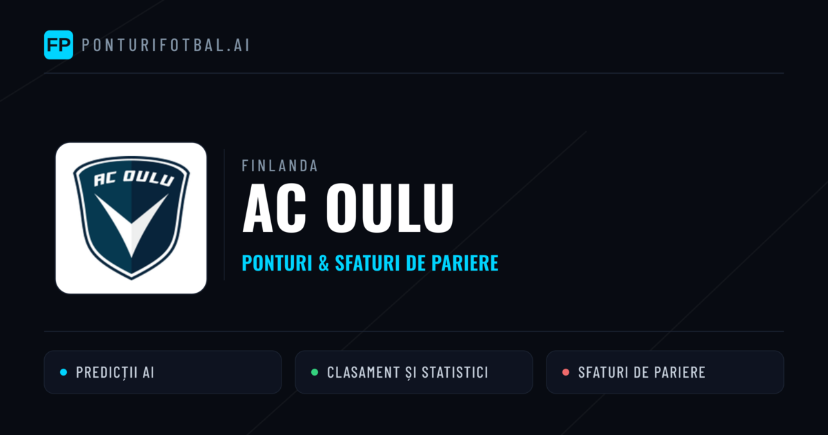 AC Oulu Ponturi și statistici