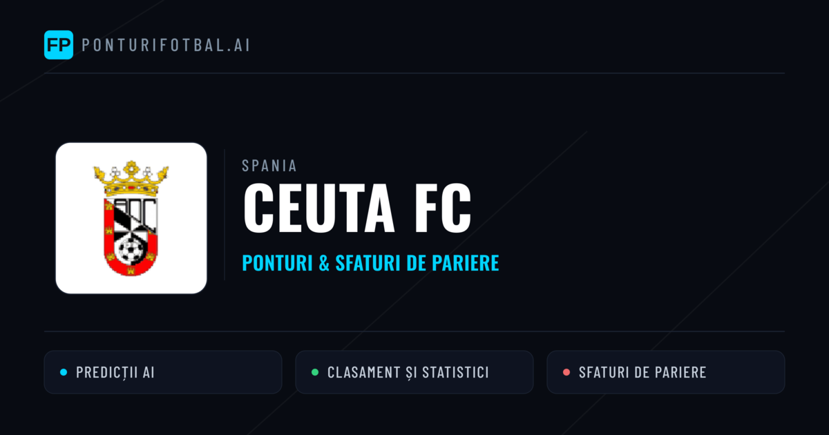 Ceuta FC Ponturi și statistici