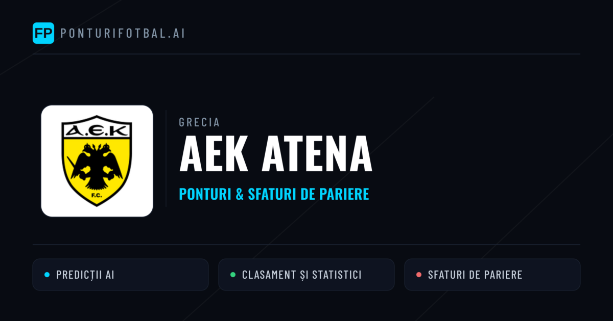AEK Atena Ponturi și statistici