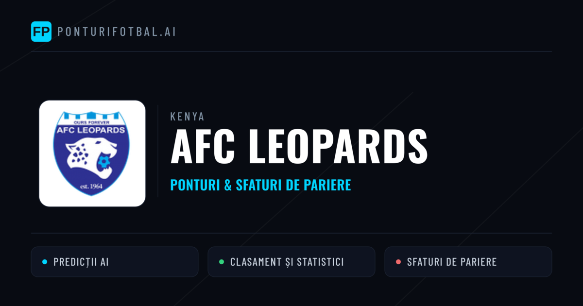 AFC Leopards Ponturi și statistici