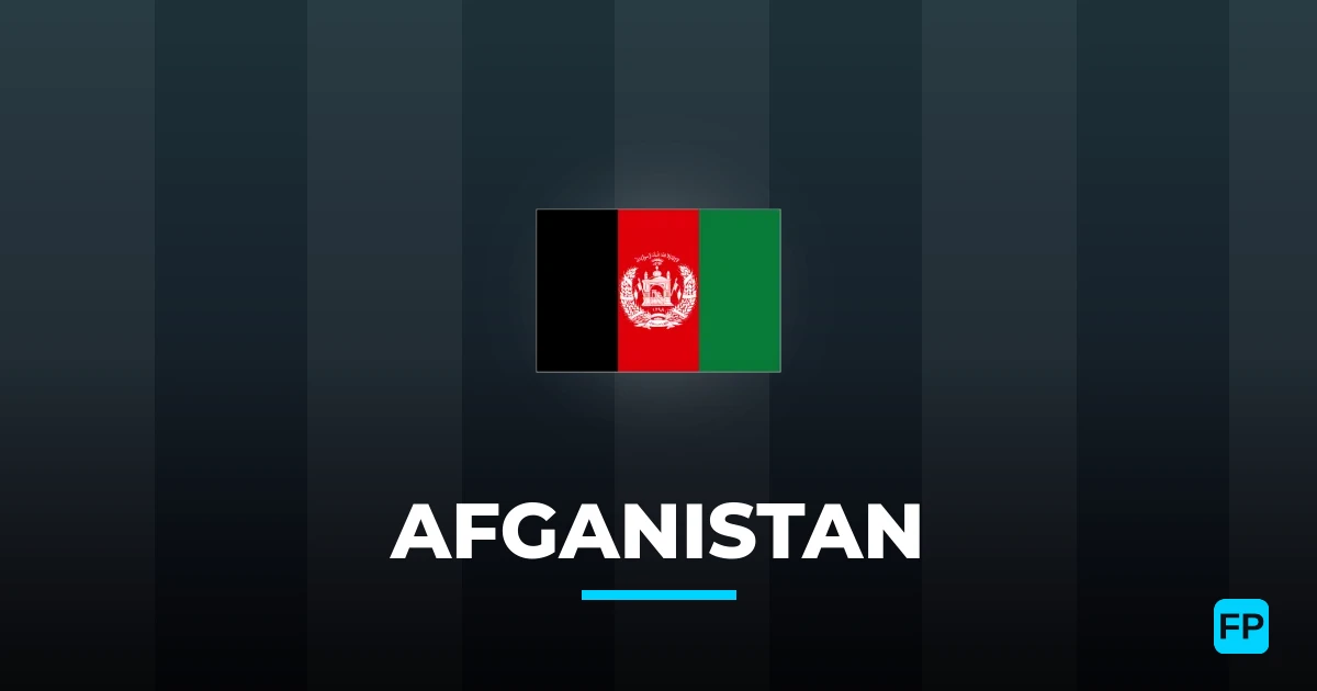 Afganistan Ponturi și statistici