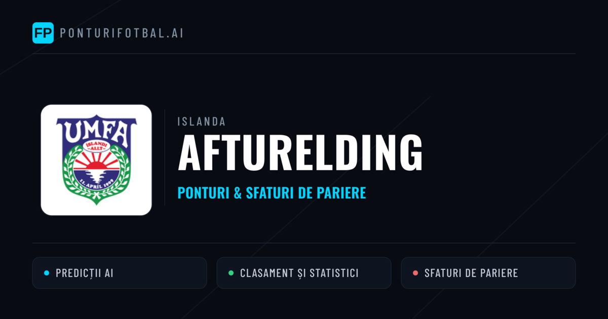 Afturelding Ponturi și statistici