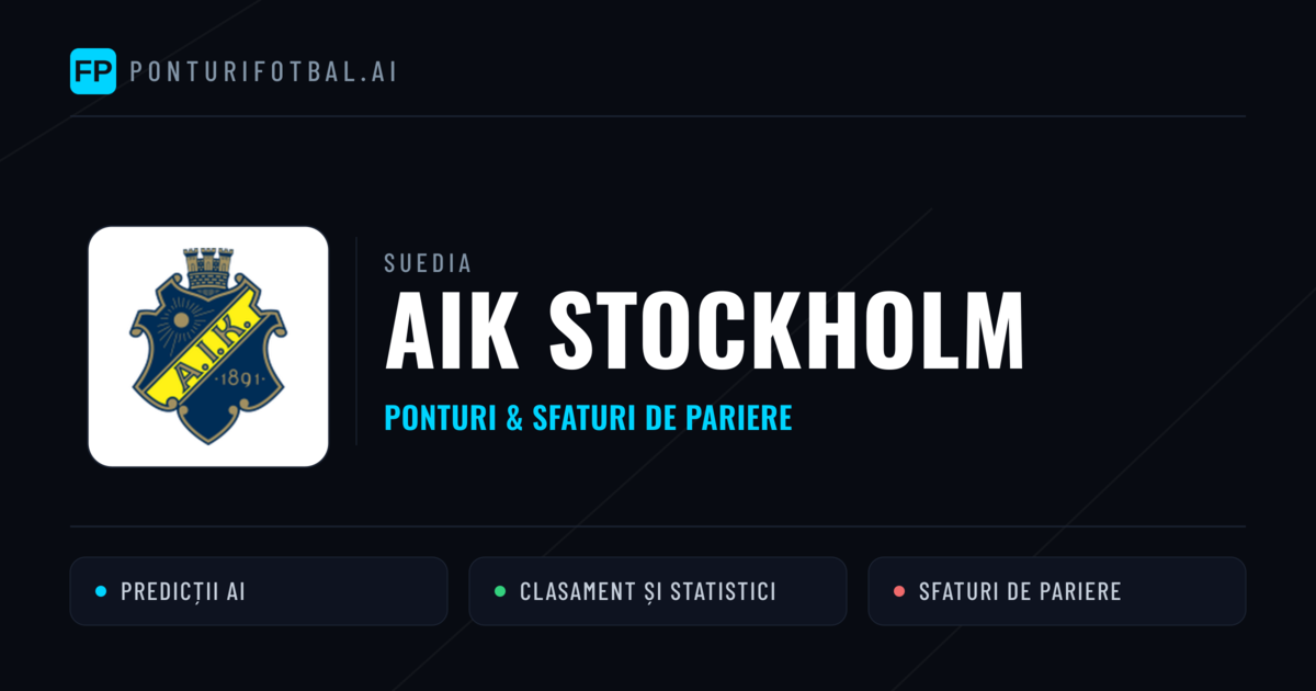 AIK Stockholm Ponturi și statistici