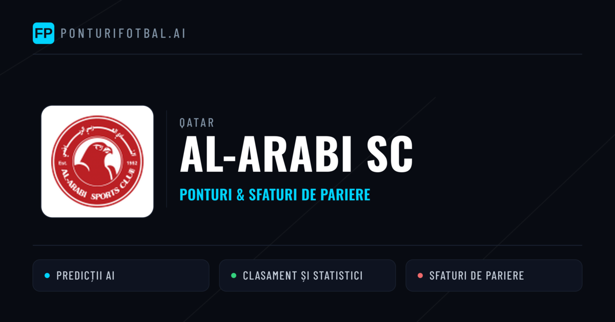 Al-Arabi SC Ponturi și statistici