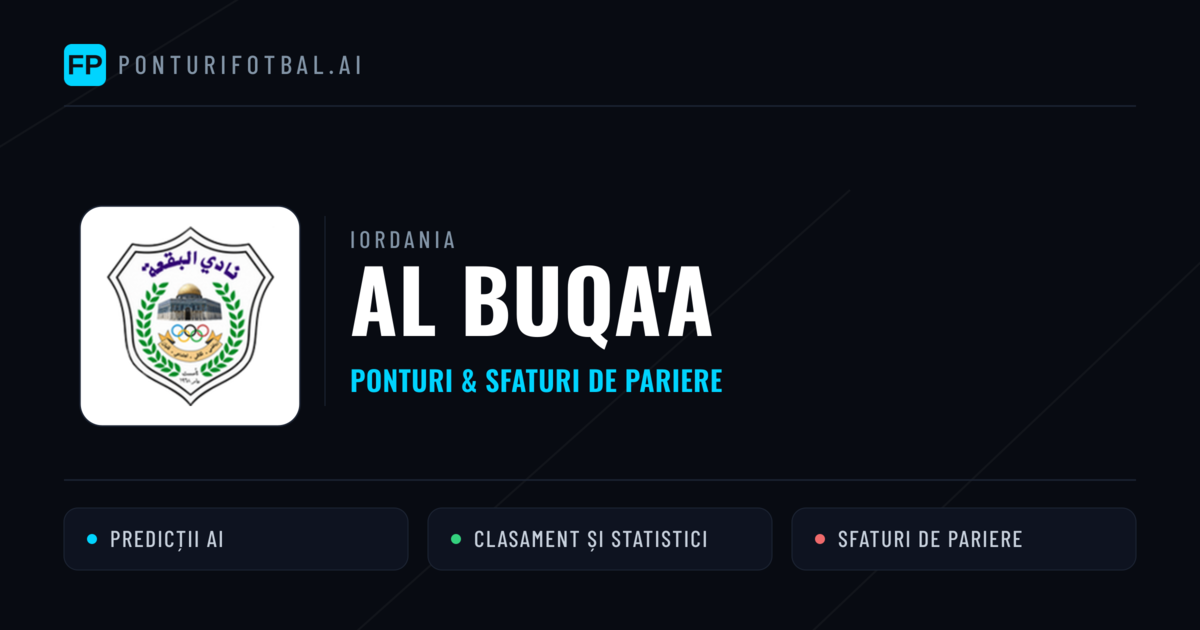 Al Buqa'a Ponturi și statistici