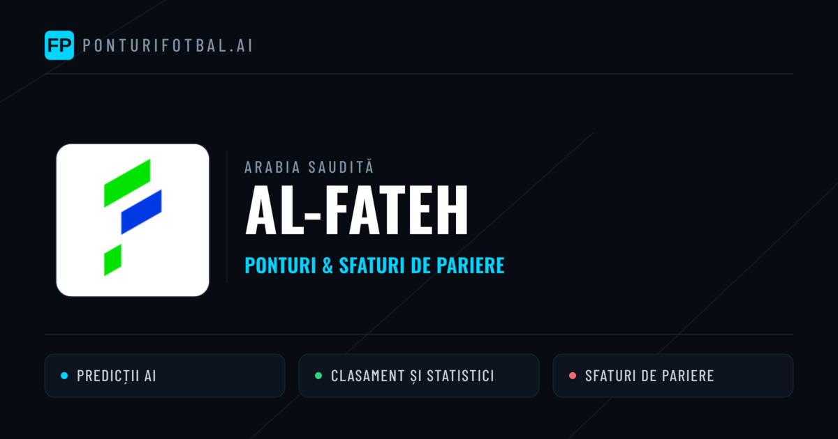Al-Fateh Ponturi și statistici