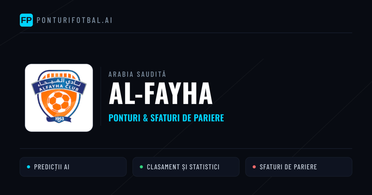 Al-Fayha Ponturi și statistici