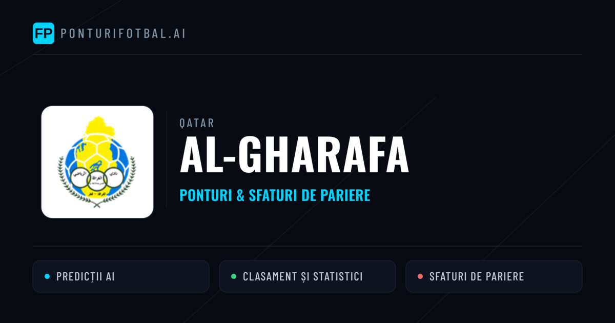 Al-Gharafa Ponturi și statistici