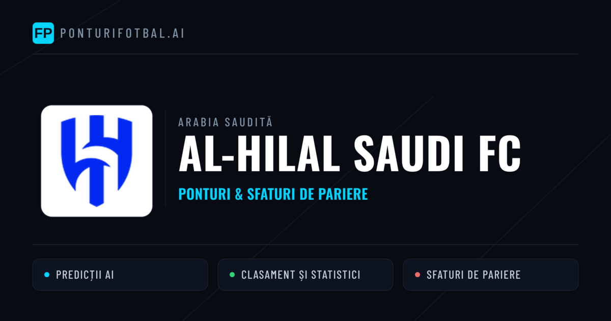 Al-Hilal Saudi FC Ponturi și statistici