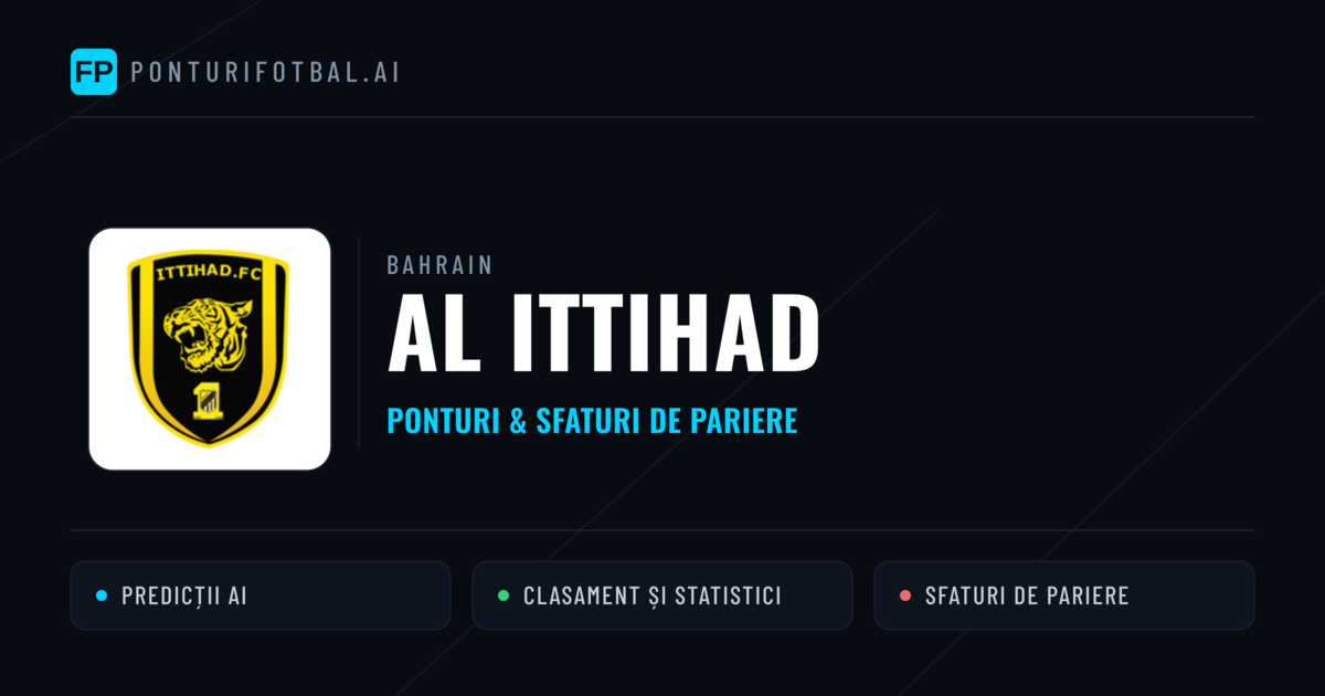 Al Ittihad Ponturi și statistici