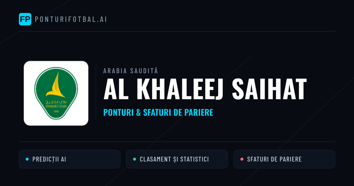 Al Khaleej Saihat Ponturi și statistici
