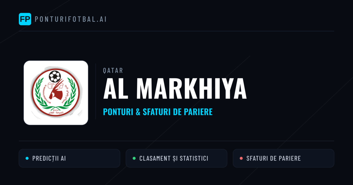 Al Markhiya Ponturi și statistici
