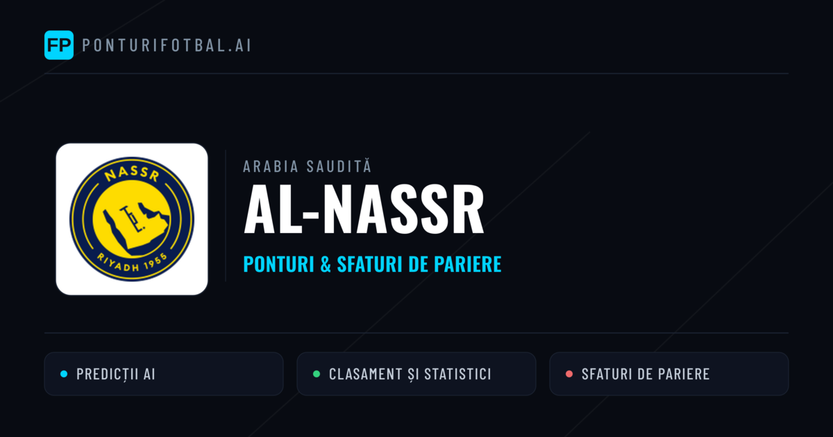 Al-Nassr Ponturi și statistici
